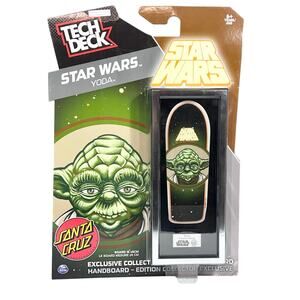 TECH DECK Exclusive Collector's Edition Hand Board Santa Cruz Star Wars Yoda